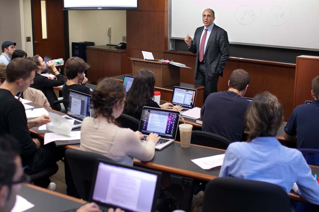 Professor teaching a seminar